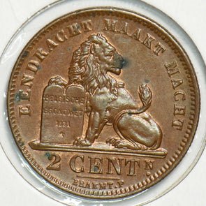 Belgium 1902 2 Centimes 298538 combine shipping