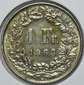 Switzerland 1963 Franc 193874 combine shipping