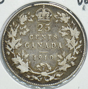 Canada 1910 25 Cents 298691 combine shipping