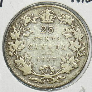 Canada 1917 25 Cents 0 904362 combine shipping