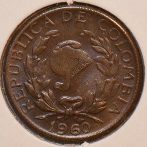 Colombia 1960 5 Centavos 196139 combine shipping