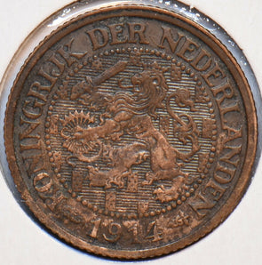 Netherlands 1914 Cent Lion animal 900566 combine shipping