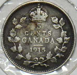 Canada 1915 5 Cents 196282 combine shipping