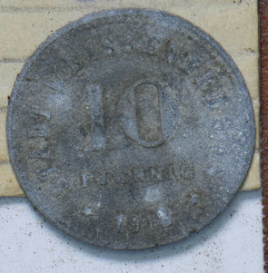 Germany 1918 10 Pfennig Stadt Weissenfels 293130 combine shipping