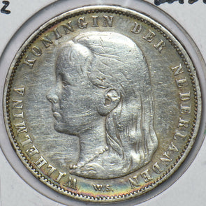 Netherlands 1892 Gulden Lion animal 295143 combine shipping