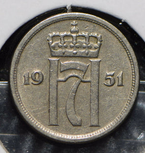 Norway 1951 10 Ore  900309 combine shipping