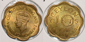 Ceylon 1944 10 Cents 199062 combine shipping