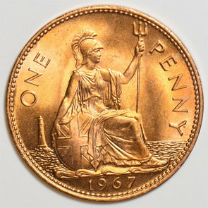 Great Britain 1967 Penny 298174 combine shipping