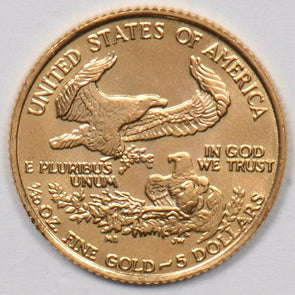 1986 5 Dollars gold GEM BU 1/10oz gold eagle GL0241 combine shipping