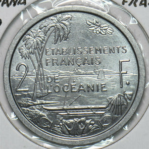 French Polynesia 1949 2 Francs Oceania 196998 combine shipping