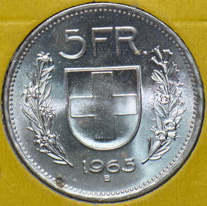 Switzerland 1965 Y 36 5 Francs BU 294932 combine shipping