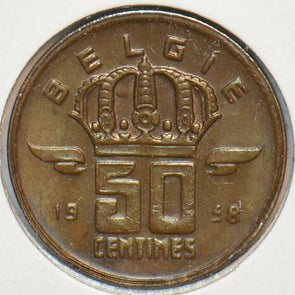 Belgium 1958 50 Centimes 151227 combine shipping