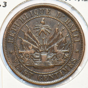 Haiti 1863 20 Centimes 295600 combine shipping