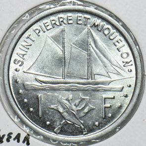 France 1948 Franc Saint Pierre & Miquelon. One year type 152788 combine shipping