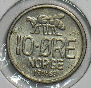 Norway 1968 10 Ore Bee animal 904041 combine shipping