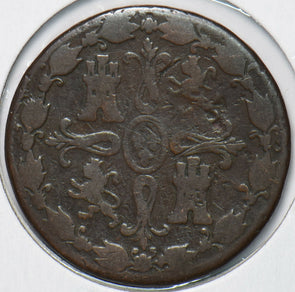 Spain 1815 1833 8 Maravedis 902694 combine shipping