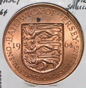 Jersey 1964 1/12 Shilling  150083 combine shipping