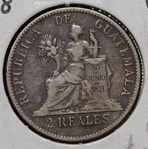 Guatemala 1898 2 Reales  290185 combine shipping