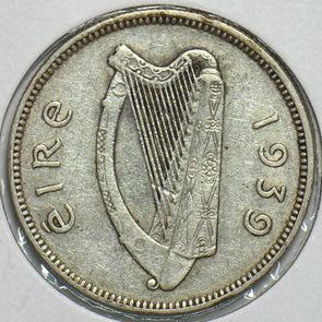 Ireland 1939 Shilling Bull animal 197207 combine shipping