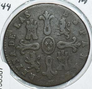 Spain 1844 8 Maravedis 198587 combine shipping