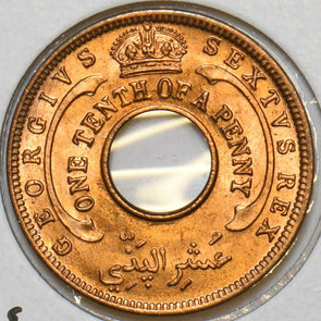 British West Africa 1952 1/10 Penny 297696 combine shipping