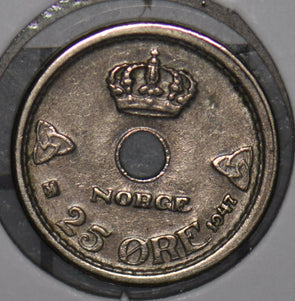 Norway 1947 25 Ore  900468 combine shipping