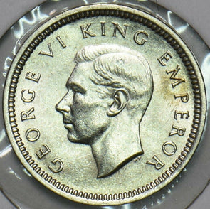New Zealand 1937 3 Pence 297584 combine shipping