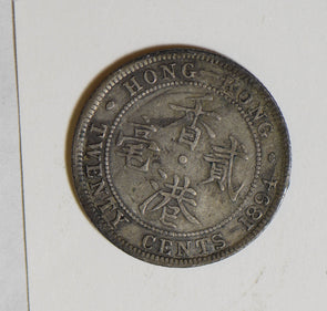 Hong Kong 1894 20 Cents silver  H0088 combine shipping