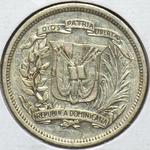 Dominican Republic 1956 25 Centavos 294297 combine shipping