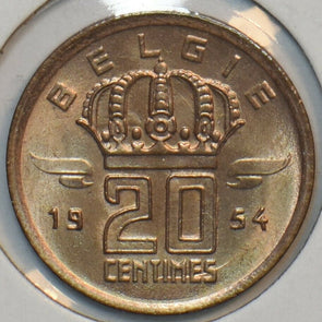 Belgium 1954 20 Centimes 151947 combine shipping