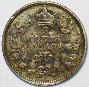 Canada 1917 5 Cents 903404 combine shipping
