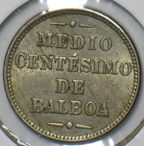 Panama 1907 1/2 Centesimo 296303 combine shipping