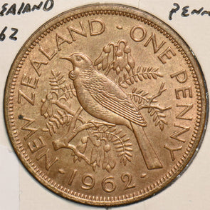 New Zealand 1962 Penny Tui bird 198981 combine shipping