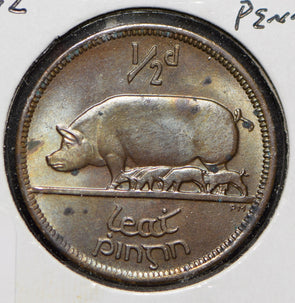 Ireland 1942 1/2 Penny Sow with piglets animal  291707 combine shipping