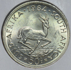 South Africa 1964 50 Cents Deer animal 292446 combine shipping
