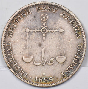 Kenya 1888 H Rupee Mombasa M0388 combine shipping
