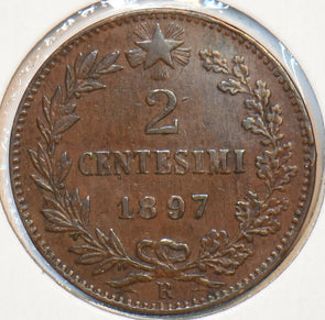 Italy 1897 2 Centesimi 194104 combine shipping