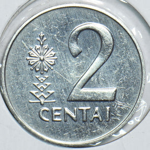 Lithuania 1991 2 Centai Horse animal 198373 combine shipping