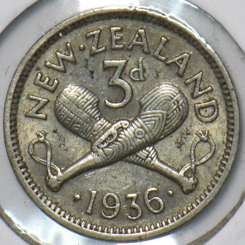 New Zealand 1936 3 Pence 194731 combine shipping
