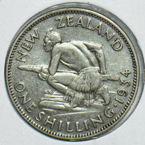 New Zealand 1934 Shilling 0 240892 combine shipping