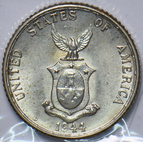 Philippines 1944 D 20 Centavos Eagle animal BU 294844 combine shipping