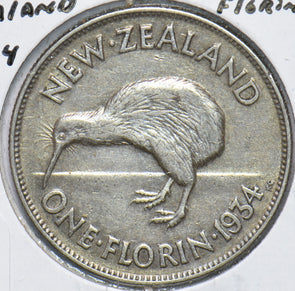 New Zealand 1934 Florin Kiwi Bird animal 293539 combine shipping