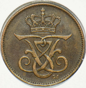 Denmark 1909 2 Ore 293233 combine shipping