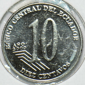 Ecuador 2000 10 Centavos BU 903809 combine shipping