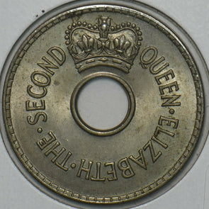 Fiji 1957 Penny 196333 combine shipping