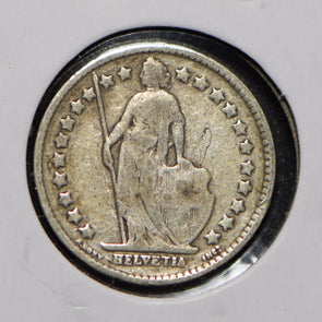 Switzerland 1910 1/2 Franc  900778 combine shipping