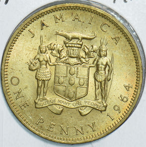 Jamaica 1964 Penny 153853 combine shipping