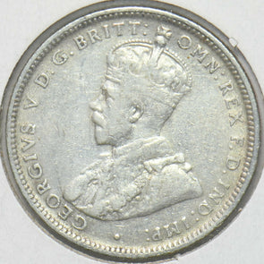 Australia 1916 Georgivs V Shilling Kangaroo animal Ostrich Fine 901969 combine s