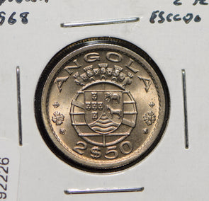 Angola 1968 2 1/2 Escudos Elephant animal Horse  292226 combine shipping
