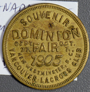 CA0286 Canada 1905 Dominion Fair Token rare combine shipping